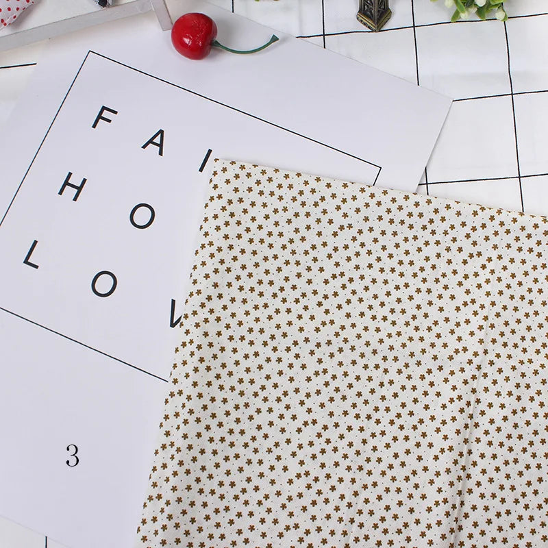 Printed Cotton Fabric Squares 25×25cm — Sewing, Quilting, Patchwork & DIY Handmade Craft Material