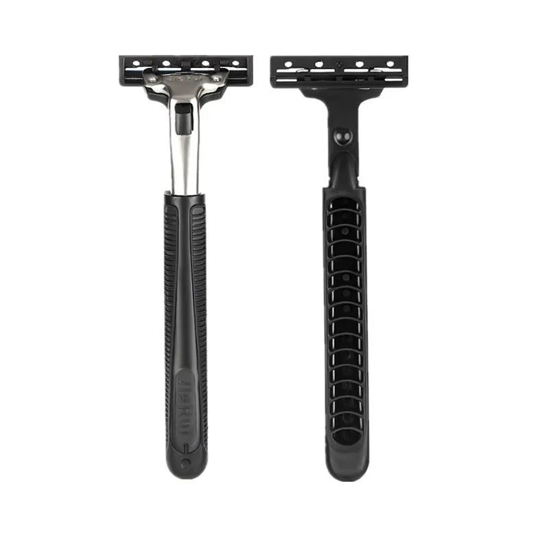 Men’s Double Blade Safety Razor Set – 1 Handle + 20 Replaceable Heads for Fine Shaving