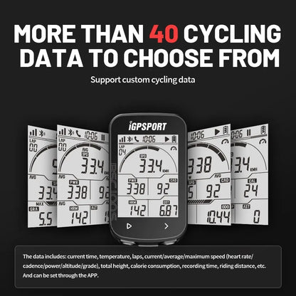 IGPSPORT BSC100S GPS Bike Computer — Wireless Speedometer, Digital Stopwatch & Cycling Odometer