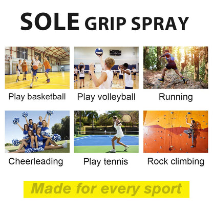 Basketball Shoe Grip Spray – Boost Sole Traction & Court Grip, Extend Sneaker Life, 120ml for Various Shoes