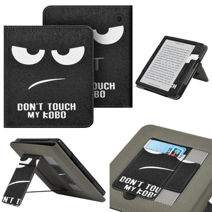 KOBO Libra 7" Leather Case – Hand Strap, Stand & Card Slot Cover for Libra Colour, Libra 2, Libra H2O (N428/N418/N873)