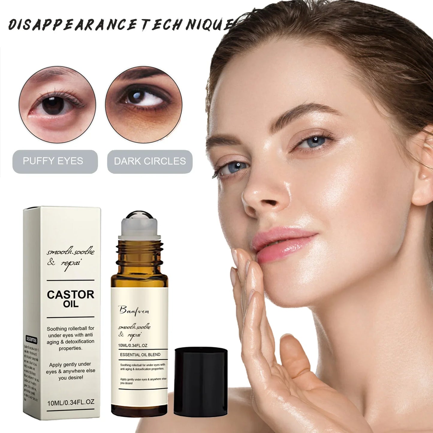 Castor Oil Eye Serum – Anti-Wrinkle, Dark Circle & Puffiness Treatment
