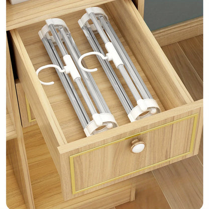 Foldable Stainless Steel Pants Hangers – Space-Saving Closet Organizer for Jeans, Leggings & Trousers   2/2