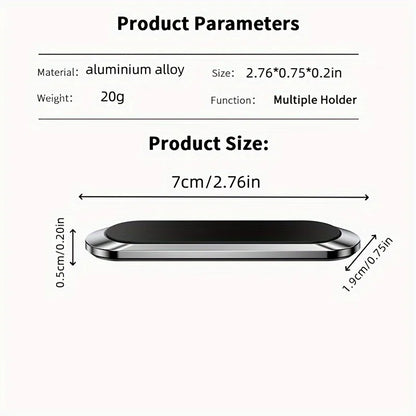 Magnetic Phone Mount for Car Dashboard - Universal Cell Phone Holder for Secure Hands-Free Driving