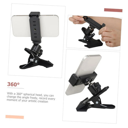 Miwayer Guitar Head Clip — Mobile Phone & Action Camera Holder Stand for Live Broadcast