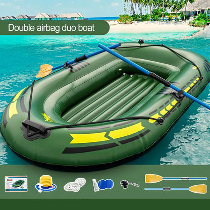 Foldable PVC Inflatable Fishing Boat – Portable Rafting & Fishing Boat for Adults
