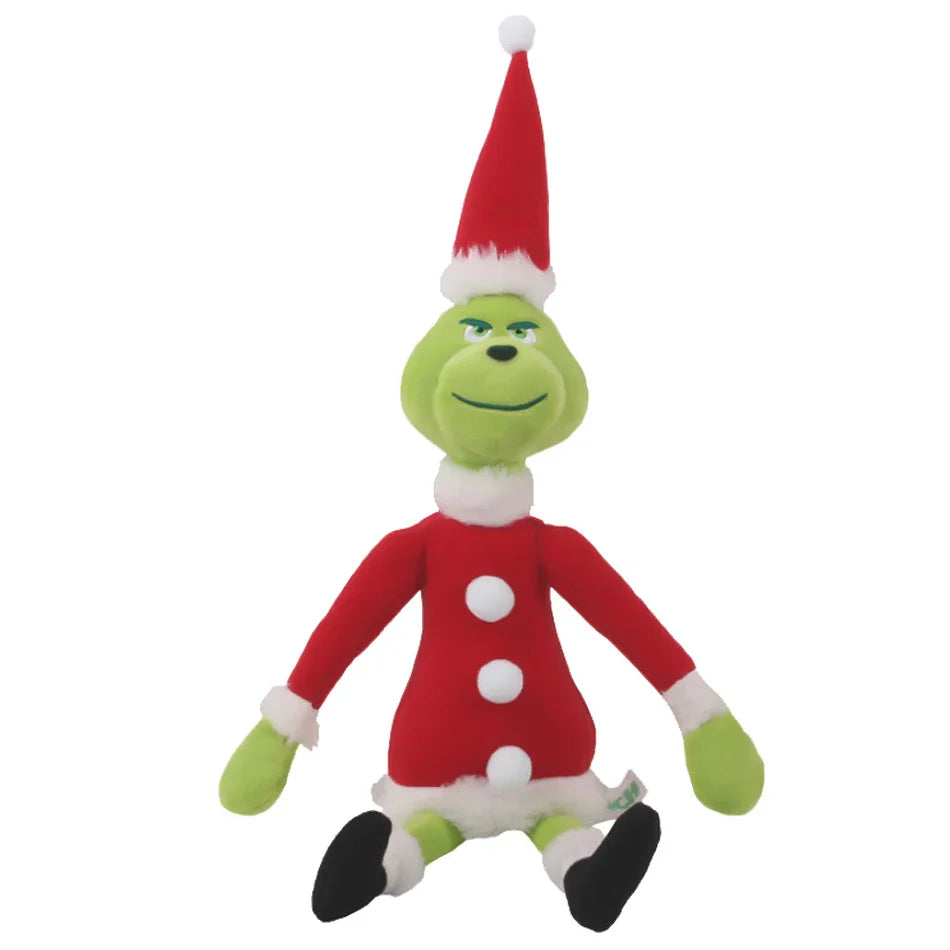 Green Shaggy Anime Figure – Green-Haired Monster Plush Doll, Christmas Decoration & Birthday Gift for Kids