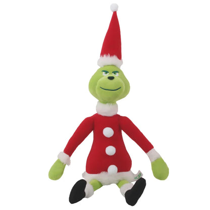 Green Shaggy Anime Figure – Green-Haired Monster Plush Doll, Christmas Decoration & Birthday Gift for Kids