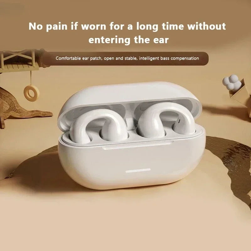 T75 Bone Conduction Headphones - Bluetooth 5.3 Wireless Sports Earphones HiFi Sound Waterproof TWS Headset