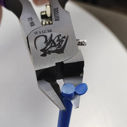 Model Pliers CR-V Ultra-Thin Single Blade Gundam Nipper – Non Slip Grip Sprue Cutter for Plastic Model Cutting & Building