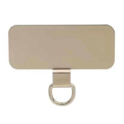 Universal Metal Phone Lanyard Gasket Patch – 1/4PCS Ultra-Thin Mobile Sling Rope, Card Clip Strap & Hang Cord Tab