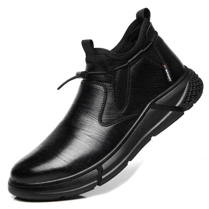 Fashion Safety Shoes for Men – Steel Toe Work Boots, Indestructible Puncture-Proof Protective Footwear