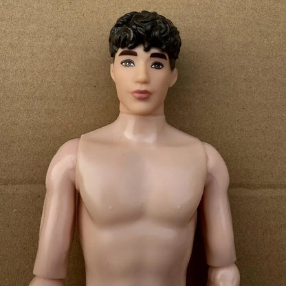 1/6 Boys Doll – 30cm Movable Joint Male Figure, Solid DIY Toy for Kids Birthday Gifts
