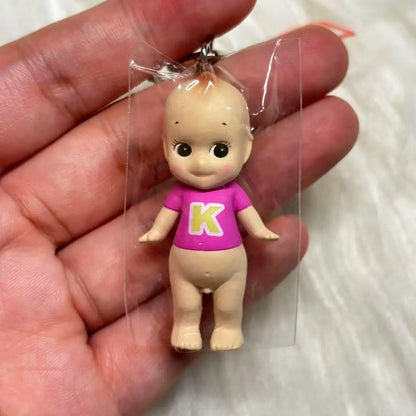 Sonny Angel Mini Figure – Letter Series Alphabet Keychain, No Box or Bag