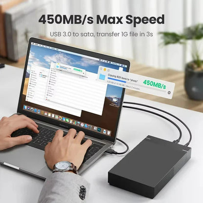 3.5 Inch HDD Case USB 3.0 to SATA External Hard Drive Enclosure | Supports Up to 10TB