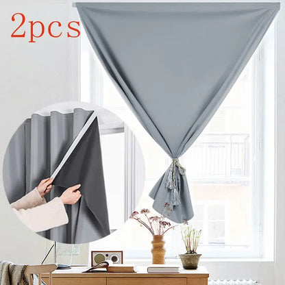 100% Blackout Self-Adhesive Curtain – Punch-Free Sunshade for Bedroom, Window, Door, and Balcony with Privacy and Insulation
