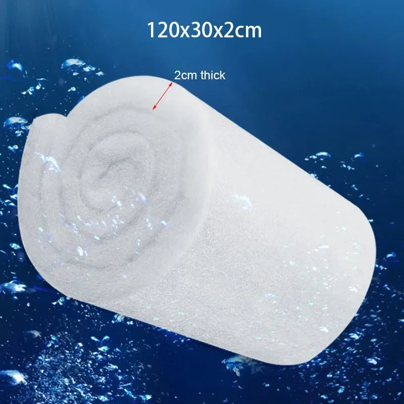Super Thick Biochemical Aquarium Filter Cotton - Sponge Foam for Fish Tank, Bio Skimmer