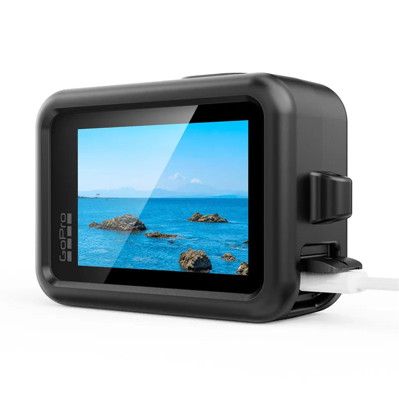 GoPro Hero 13 Black Tempered Glass Screen Protector – Silicone Case, Lens Cap & Protective Film for GoPro 13 Camera