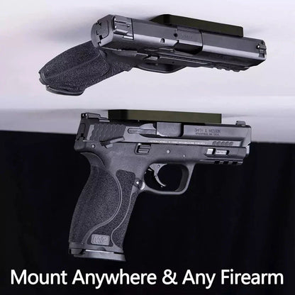 Magnetic Concealed Gun Mount – Pistol & Handgun Holder for Car, Bedside, Glock, Taurus, 1911