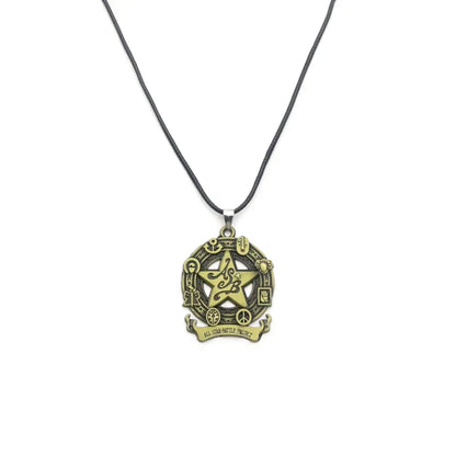 JoJo’s Bizarre Adventure Arrow Pendant Necklace – Josuke & Jotaro Cosplay Jewelry Gift