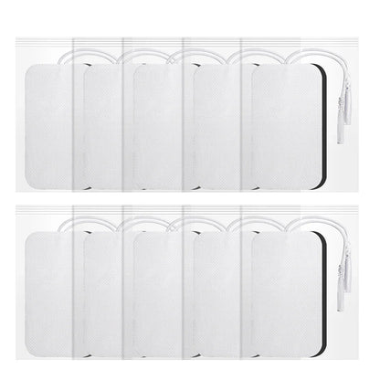 TENS EMS Electrode Pads: Gel Patch for Electrode Stickers - Physiotherapy Massager for Nerve & Muscle Stimulation