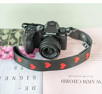 Adjustable Camera Shoulder Strap – Compatible with Canon, Nikon, Sony, Fujifilm & Mirrorless SLR Cameras
