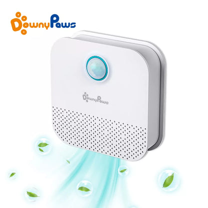 DownyPaws 4000mAh Smart Cat Odor Purifier: Deodorizer for Cat Litter Box & Pet Toilet - Air Purifier for Dog and Cat Litter Deodorant