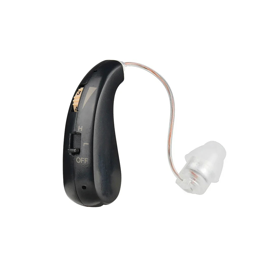 2025 Rechargeable Mini Hearing Aid – Adjustable Tone RIC Device for Elderly & Deaf, Portable Speaker Option