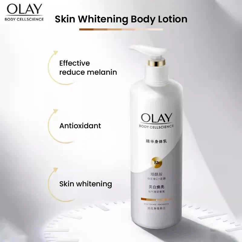 Olay Whitening & Moisturizing Body Cream – Vitamin C & B3 for Soft, Hydrated Skin (260/480ml)