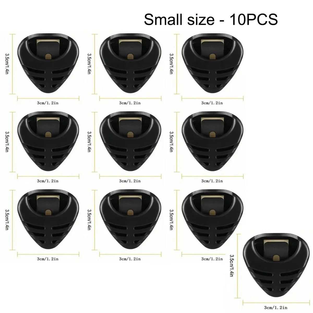 1/5/10pcs Guitar Pick Holder – Self-Adhesive Triangle Plectrum Case, Quick Storage Organizer