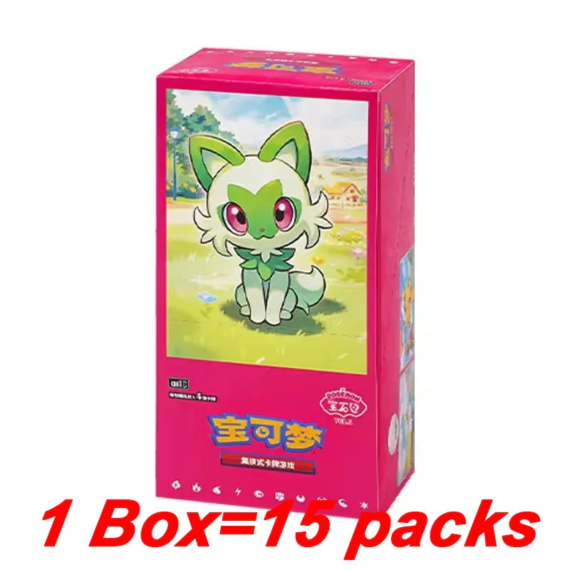 Original Pokemon TCG Gem Pack Vol.2 — Chinese Eevee Scarlet & Violet Trading Card Set, 1 Case 20 Boxes