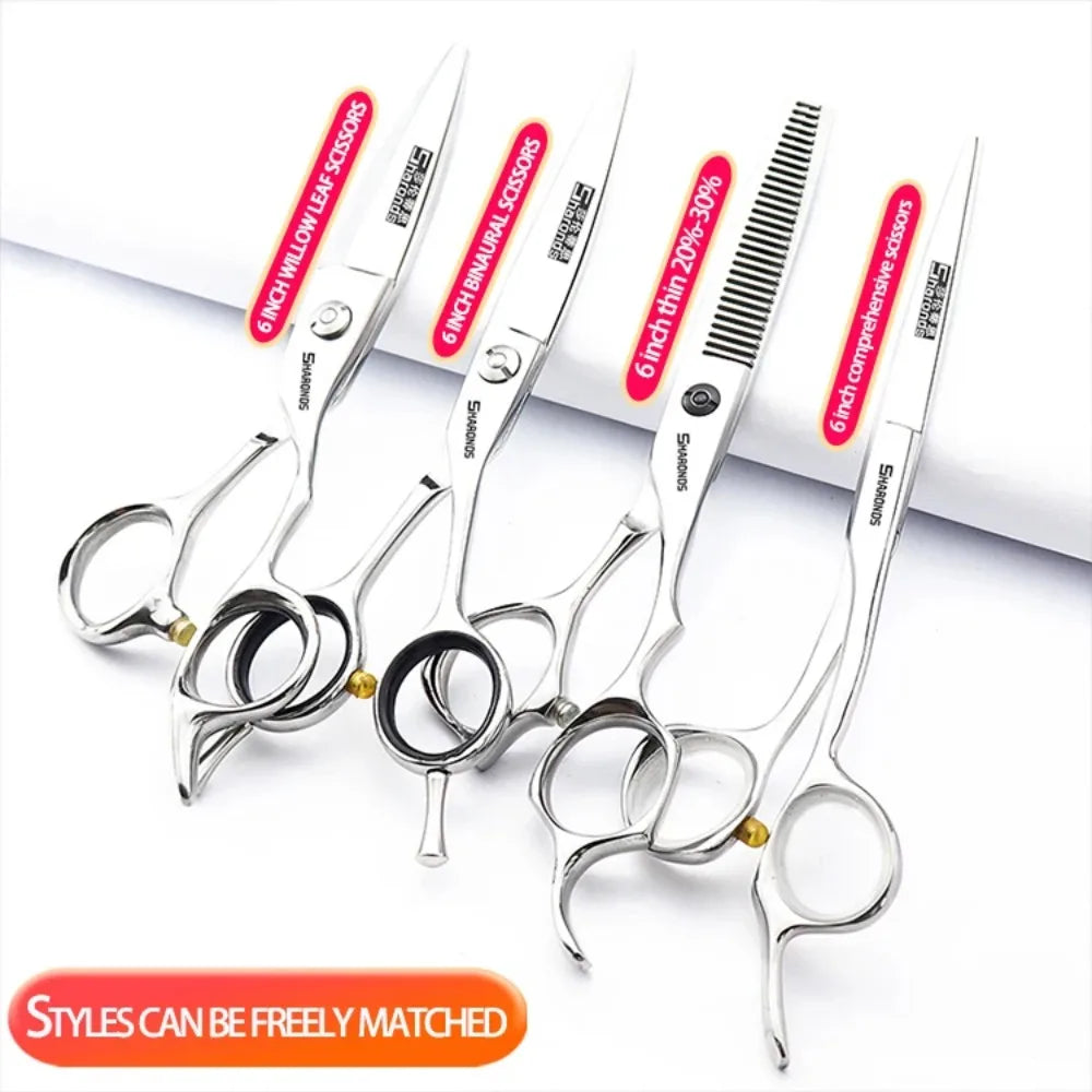 SHARONDS Professional Hairdressing Scissors – 440C Japanese Steel Barber Shears for Salon & Home Use