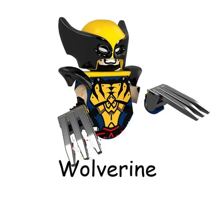 Super Heroes Model Figure Blocks – Invisible Predator vs Alien Jungle Killer Construction Toy for Children