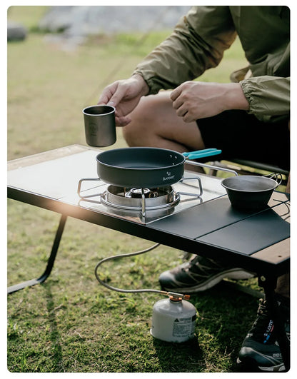BLACKDEER Camping IGT Table – Folding Aluminum Alloy Portable Table for BBQ, Picnic, Fishing & Outdoor Use