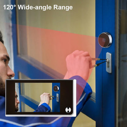 Awapow 3.5" Digital Door Viewer — 120° HD LCD Peephole Camera, 2MP Cat Eye Doorbell Monitor