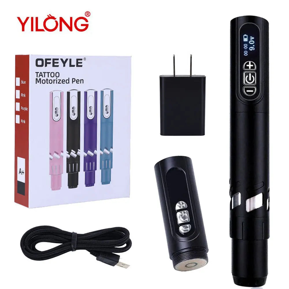 2PC Wireless Tattoo Pen Set — Professional Battery-Powered Tattoo Machine for Artists & Beginners