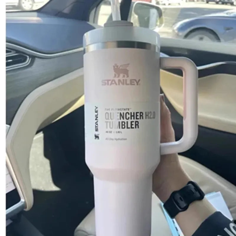 Stanley Quencher H2.0 30/40oz: FlowState Stainless Steel Vacuum Insulated Tumbler with Lid and Straw - Cold & Warm Water