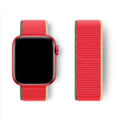 Sport Loop Strap for Apple Watch Band 40mm–49mm – Compatible with Series 3–10, SE & Ultra Adjustable Bracelet