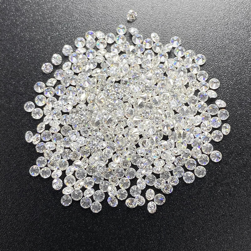 1CT Lab-Grown Moissanite Diamonds – D Color VVS1 Loose Gemstones, Full Size 0.7mm-20mm