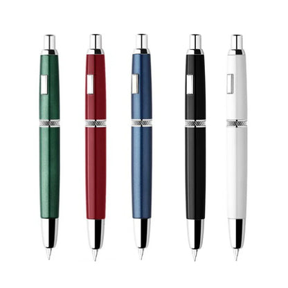 MAJOHN A1 Retractable Fountain Pen – EF 0.4mm Nib, Matte Black Metal Ink Pen with Converter, Ideal for Students and Gifts