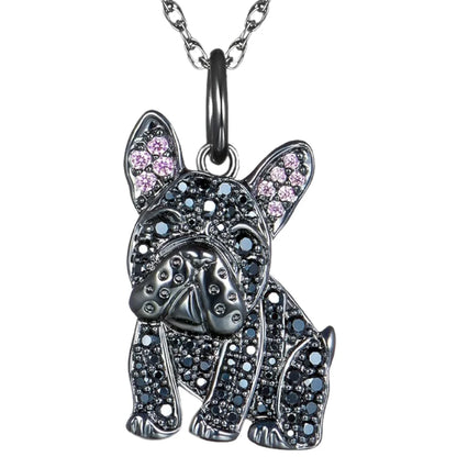 Schnauzer Dog Pendant Necklace – Cute & Elegant Puppy Jewelry for Women, Perfect Gift for Dog Lovers