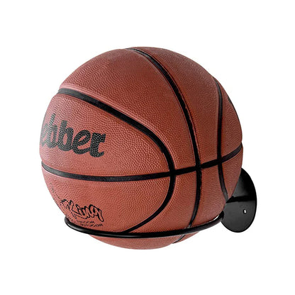 Wall-Mounted Basketball Storage Rack – Iron Multi-Purpose Football Display Shelf, Ball Holder & Space-Saving Living Room Decor