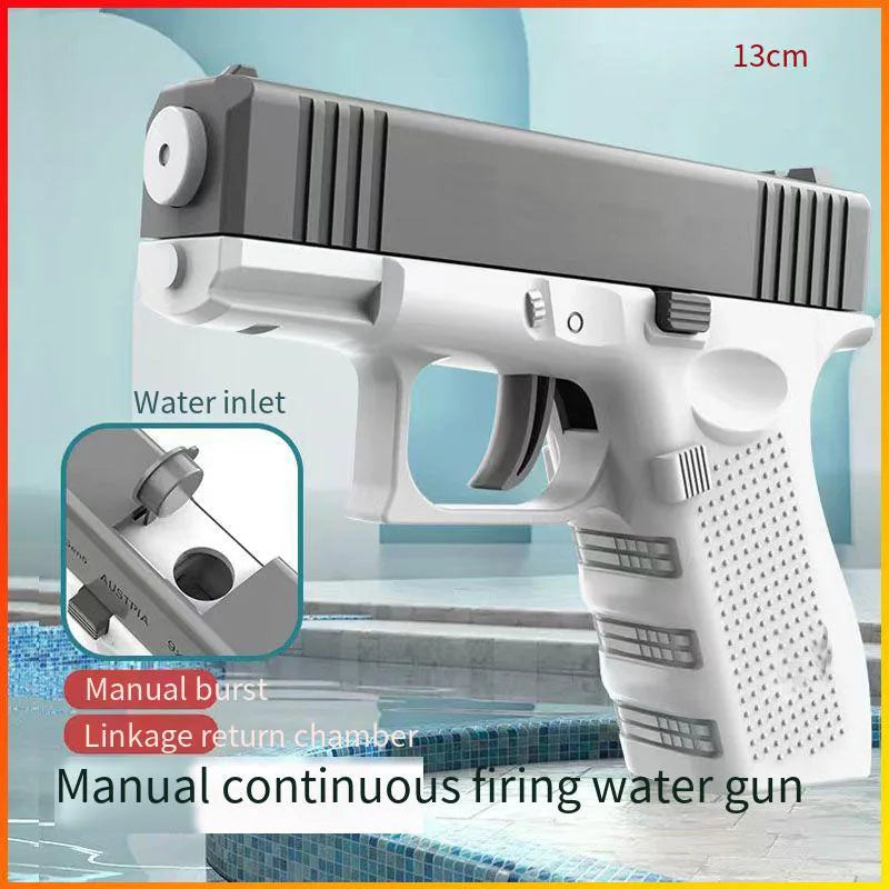 High-Pressure Non-Electric Summer Water Gun – Full Automatic Pistol for Kids, Boys, Girls & Adults