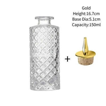 Vintage Glass Cocktail Bitters Bottles — Stainless Steel Cap Seasoning & Bar Accessories for Kitchen & Bartender Use