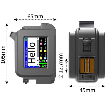 Iottim 12.7mm Mini Portable Inkjet Printer – Handheld Date, QR Code, Logo & Batch Number Printer for Small Business Labeling