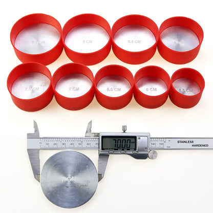 17 Colors 7.0CM Silicone Cup Bottom Cover – Heat Insulation Coaster Sleeve & Anti-Slip Water Bottle Sleeve