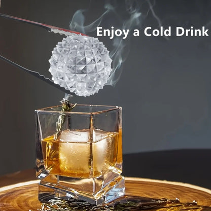 Easy-Release Silicone Ice Cube Tray with Funnel – Stackable Leakproof Design for Whiskey & Drinks, Perfect for Parties & Home