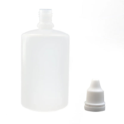 5PCS Squeezable Dropper Bottles — 5ML/10ML/15ML/20ML/30ML/50ML/100ML Refillable Plastic Bottles for Eye Liquid & Essentials