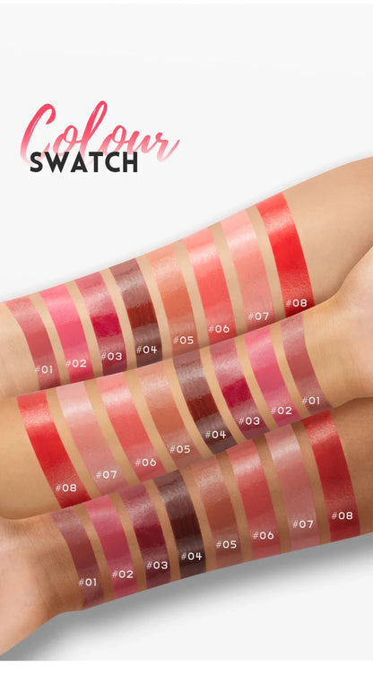 Watery Mirror Lipstick – White, Moisturizing Lip Gloss with Water-Light Shine, Non-Sticky Formula