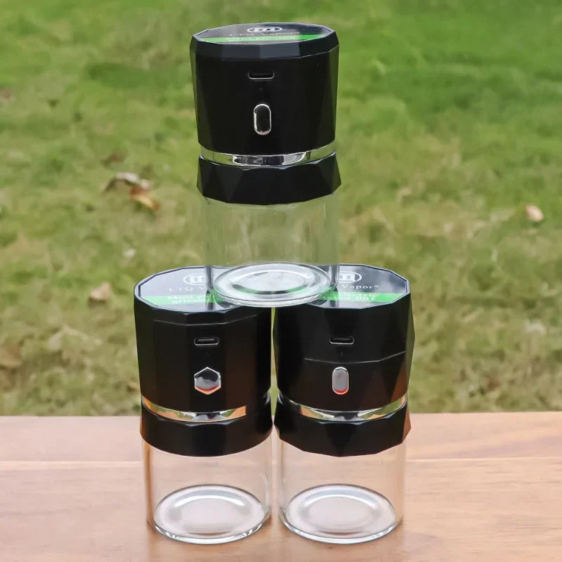 SMO Portable Electric Tobacco & Herb Grinder – Dry Grass Crusher Machine with Intelligent Touch Smoke Prevention